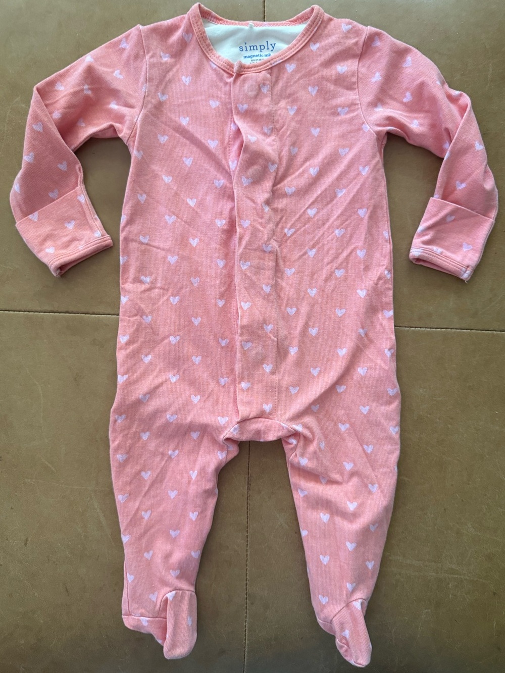 Magnetic Me Organic Cotton / Tencel Footie 3-6M